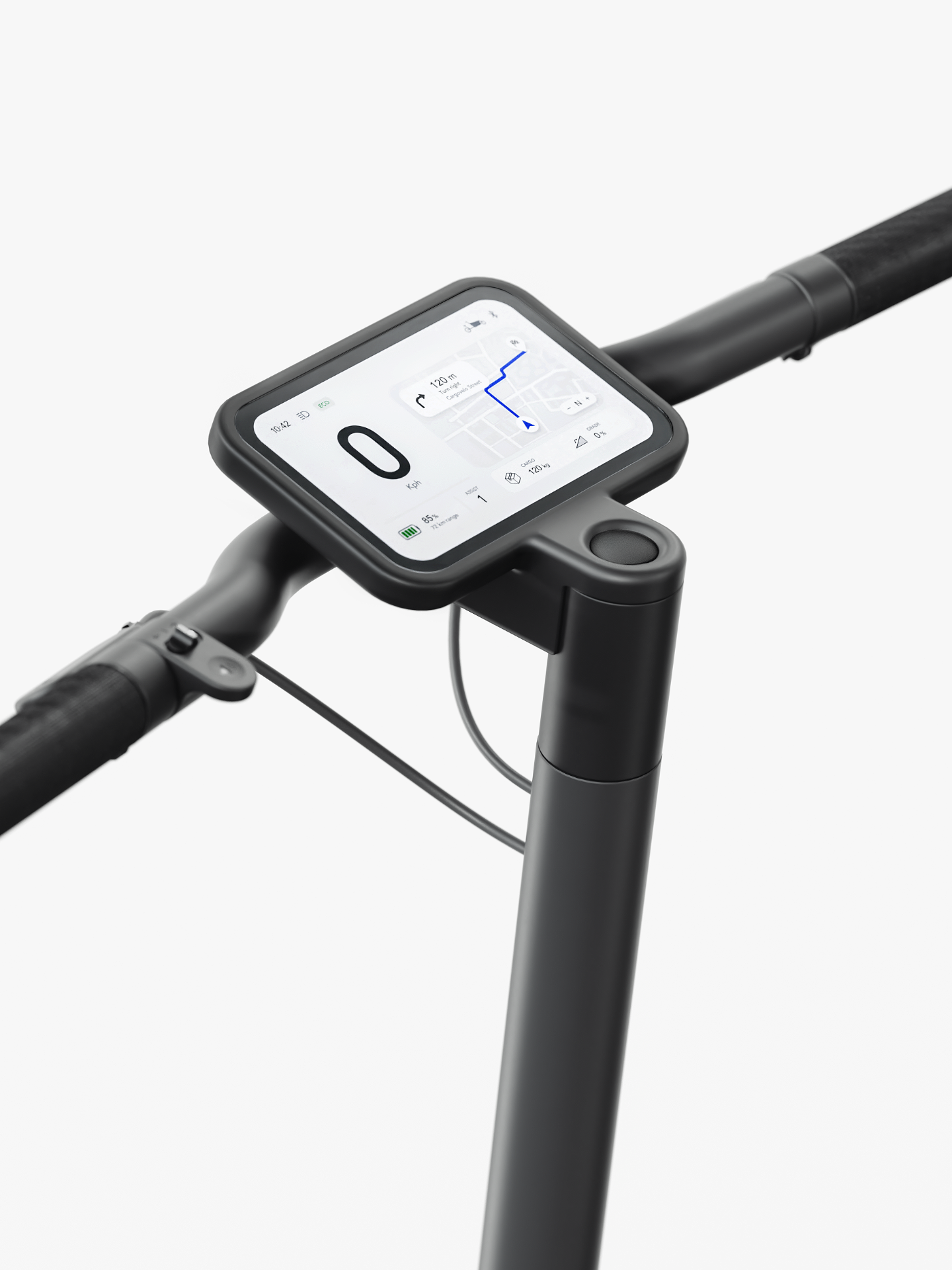 CycleOx, Electric cargo bike platform for urban utility, detail 3