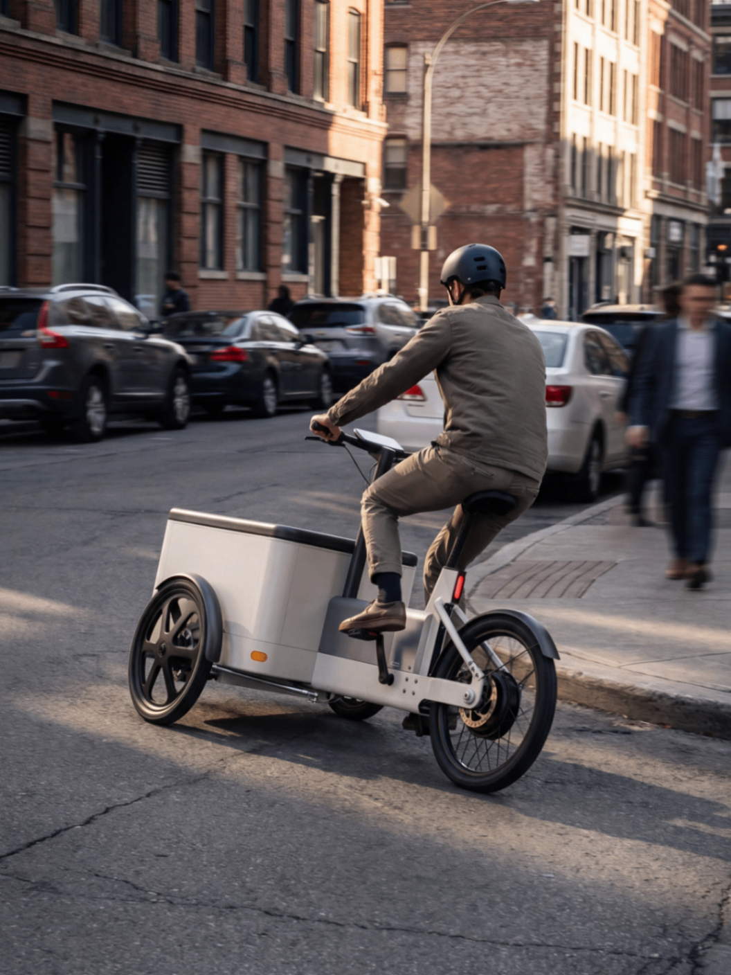 CycleOx, Electric cargo bike platform for urban utility, detail 4