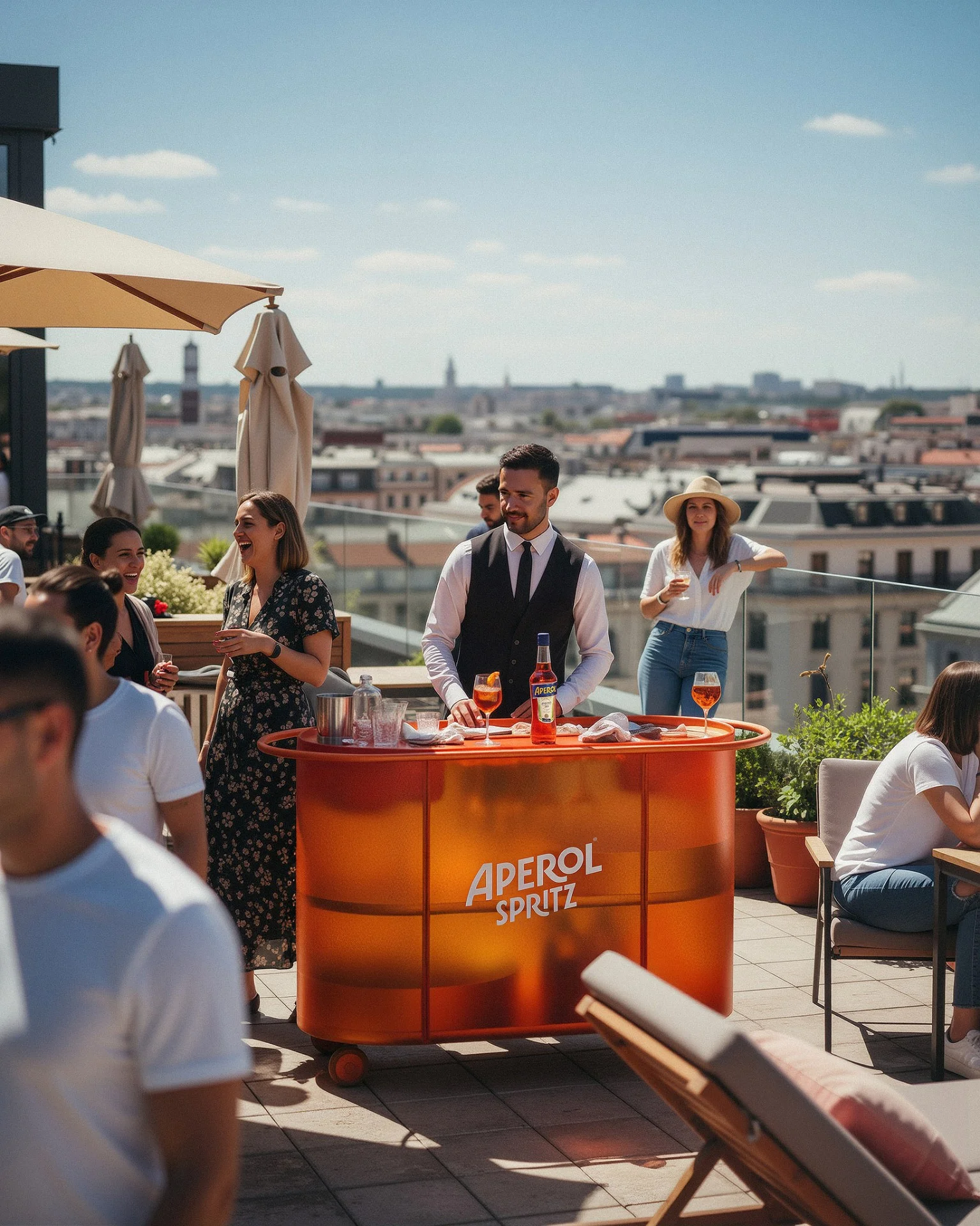 Aperol Spritz Mobile Bar | RAAK Design Studio